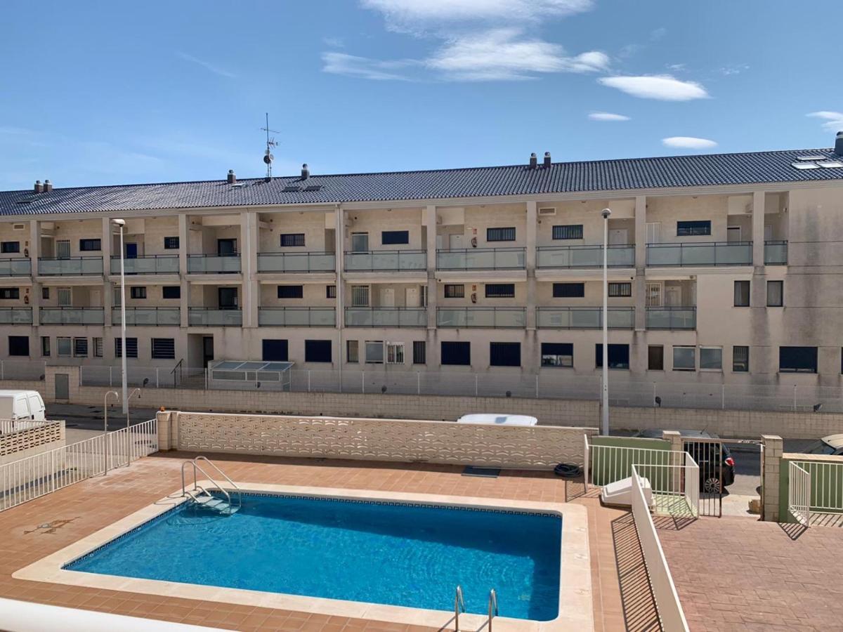 Apto Con Piscina En La Playa Cerca De Vlc Con Ac Пусоль Экстерьер фото