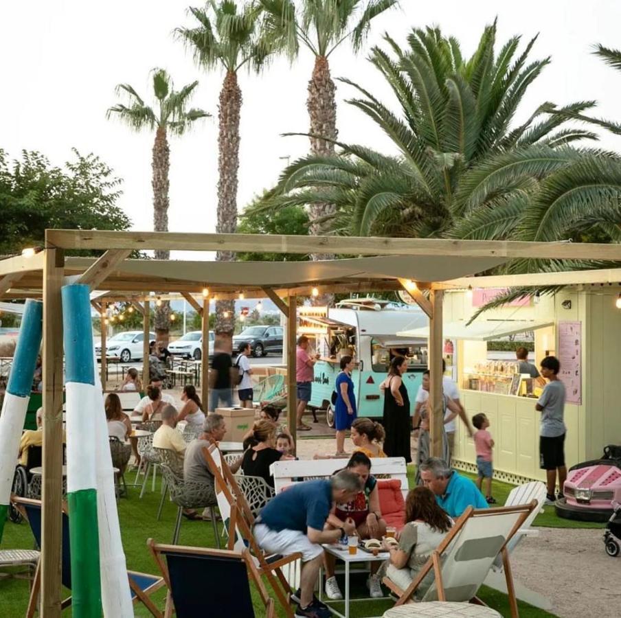 Apto Con Piscina En La Playa Cerca De Vlc Con Ac Пусоль Экстерьер фото